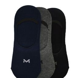 MARC Unisex Pack of 3 Solid Shoe-Liners-42