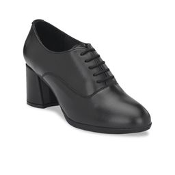 Delize Women Black Solid Heeled Boots-image-21