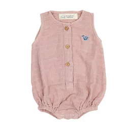 Masilo Infants Pink Solid Romper-image-39