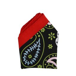 Calvadoss Men Black & Green Printed Pocket Square-picture-51