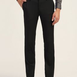 Blackberrys Men Mid-Rise Slim Fit Trousers-image-100