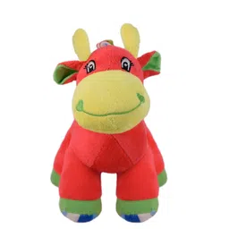 Ultra Unisex Kids Red & Yellow Baby Giraffe With Sound Soft Toy-51