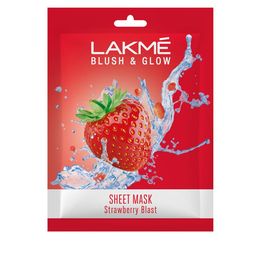 Lakme Blush & Glow Strawberry Sheet Mask 25 ml-23