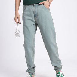 glitchez Men Casual Comfort Cotton Jogger Fit Jeans-picture-56