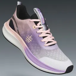 CULT Women's Aetheris Running Shoes - Purple & Peach-picture-0
