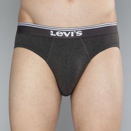 Levis Men Charcoal Solid Pure Cotton Brief BF-100CA-1PK-STYLE-002-picture-33