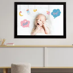 eCraftIndia Cute Baby Satin Matt Texture UV Art Painting-image-56