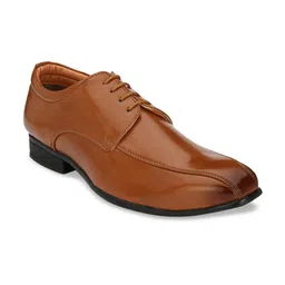 Hirels Men Tan-Brown Solid Formal Derbys-image-68