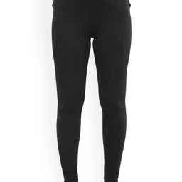 Nabaiji By Decathlon Women Black Solid Swimming Leggings-image-48