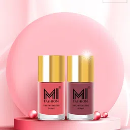MI FASHION Set of 4 Matte Nail Polish - 9.9ml Each-20