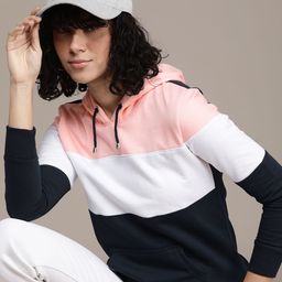 The Roadster Life Co. Colourblocked Hooded Sweatshirt-picture-18
