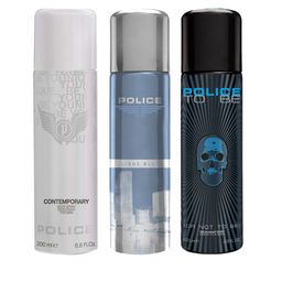 Police Men Set of Light Blue, Contemporary & To Be Deodorants-23