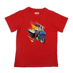 Batman Boys Red Batman Printed Applique T-shirt-image-94