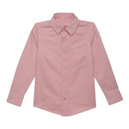 UNDER FOURTEEN ONLY Boys Pink Regular Fit Solid Casual Shirt-5