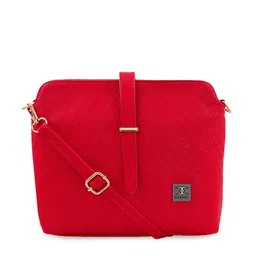 ESBEDA Red Solid Sling Bag-20