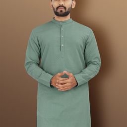 VeBNoR Men Thread Work Dobby Kurta-picture-18