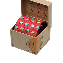 Tossido Red Printed Broad Tie-picture-41