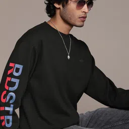 Roadster Men Typography Printed Sweatshirt-image-39
