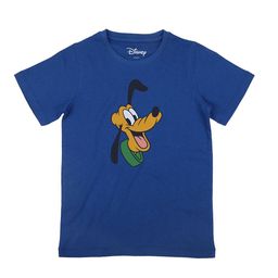 Disney by Wear Your Mind Boys Blue Goofy Printed Cotton Pure Cotton T-shirt-image-93