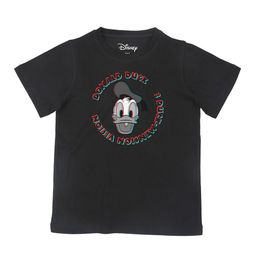 Disney by Wear Your Mind Boys Black Donald Duck Printed Cotton T-shirt-image-81