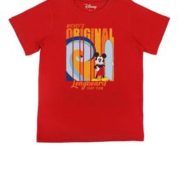 Disney by Wear Your Mind Boys Red Graphic Printed T-shirt-image-103