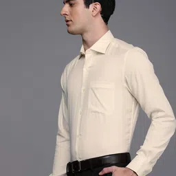 Louis Philippe Pure Cotton Classic Fit Formal Shirt-picture-27