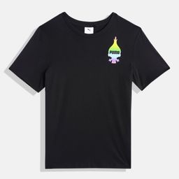 Puma x Trolls Boys Humour & Comic Back Print Knitted Pure Cotton T-shirt-image-67