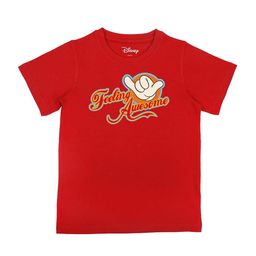 Disney by Wear Your Mind Boys Red Mickey Mouse Family Printed T-shirt-image-11