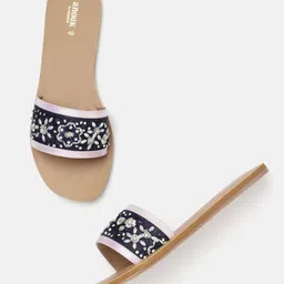 Anouk Women Embellished Open Toe Flats-12
