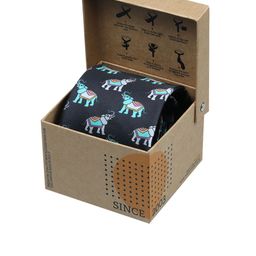 Tossido Men Black Printed Broad Tie-picture-50