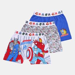 Bodycare Kids Boys Pack of 3 Assorted Avengers Printed Hipster Briefs-image-16