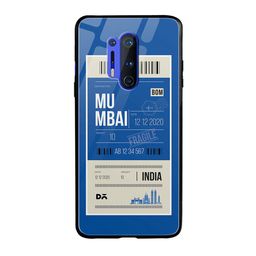 DailyObjects Blue & White Mumbai City Tag OnePlus 8 Pro Mobile Case-picture-23