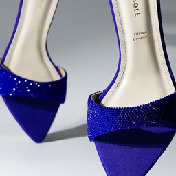 Signature Sole Embellished Party Block Sandals-14