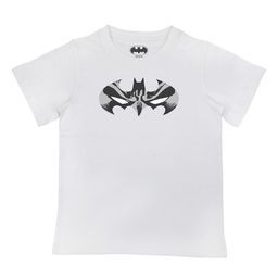 Batman Boys White TypographyPrinted V-Neck T-shirt-image-97