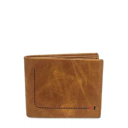 WENZEST Men Tan Solid Two Fold Wallet Tan2TankaArc_01-picture-6