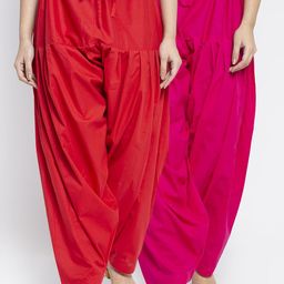 GRACIT Women Pack Of 2 Solid Salwars-picture-44
