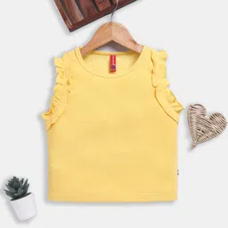 Here&Now X Game Begins Ruffles Sleeves Tank Top-image-62