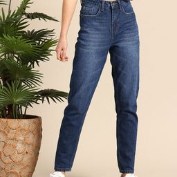 Mast & Harbour Women Mom Fit Light Fade Jeans-picture-34
