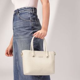 Mast & Harbour Textured Structured Handheld Bag-2