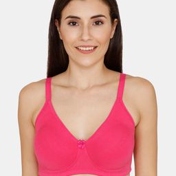 Rosaline by Zivame Pink Everyday Bra - Half Coverage-picture-54