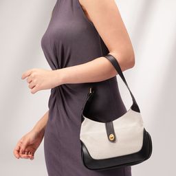 Mast & Harbour Textured Structured Shoulder Bag-image-84