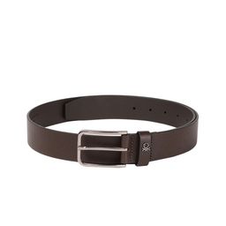 United Colors of Benetton Men Checked Leather Belt-15