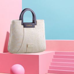ESBEDA Women Off-White & Beige Printed Handheld Bag-31
