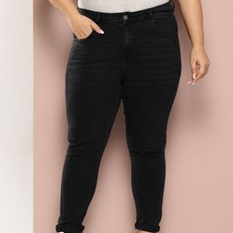 Sztori Women Plus Size Super Skinny Fit Light Fade Stretchable Jeans-image-59