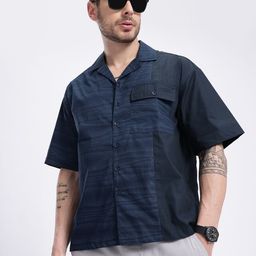 glitchez Urban Utility Printed Oversized Shirt-image-41