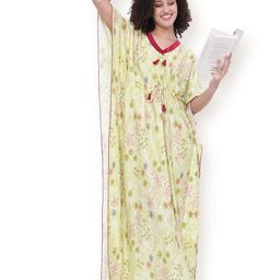 Noty Women Printed Maxi Nightdress-image-29