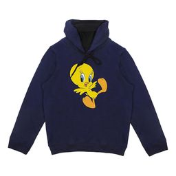 Looney Tunes Boys Navy Blue Printed Hooded Sweatshirt-picture-11