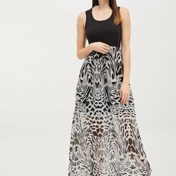 Harpa Women Black Printed Maxi Dress-image-69
