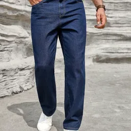 DENIMLOOK Men Relaxed Fit Stretchable Jeans-picture-4