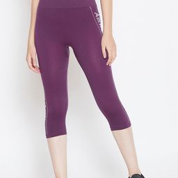 C9 AIRWEAR Women Purple Solid Capris-image-9
